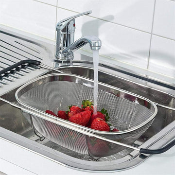Stainless Steel Colander Oval Shape Big Size